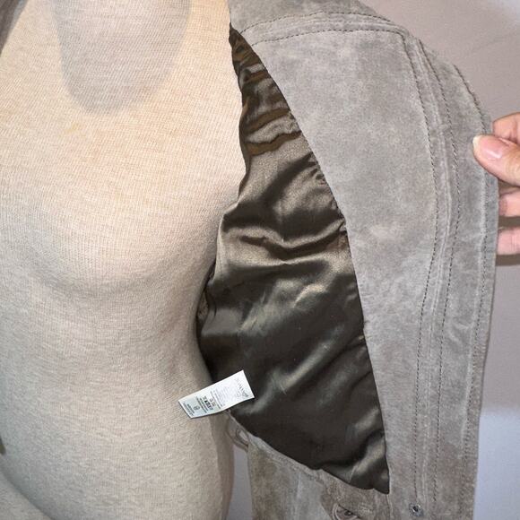 BLANKNYC Gray Suede Moto Jacket Size XS - Picture 8 of 10